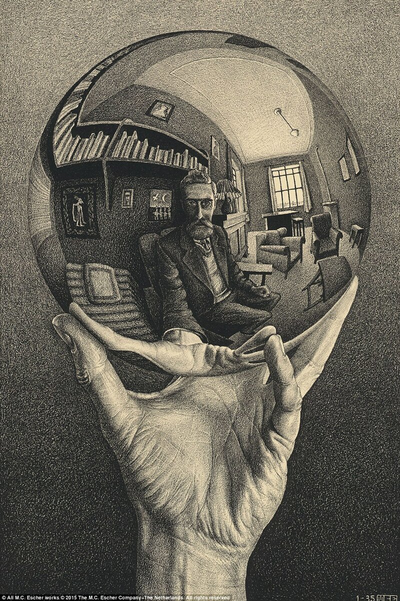 Оптические иллюзии от мастера имп-арта Маурица Эшера иллюзии,интересное, художник  ,  искусство,  факты  