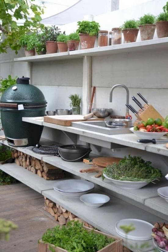 Обустраиваем уличную кухню во дворе: 35 хороших идей для своего дома дача,идеи для дачи,сад и огород
