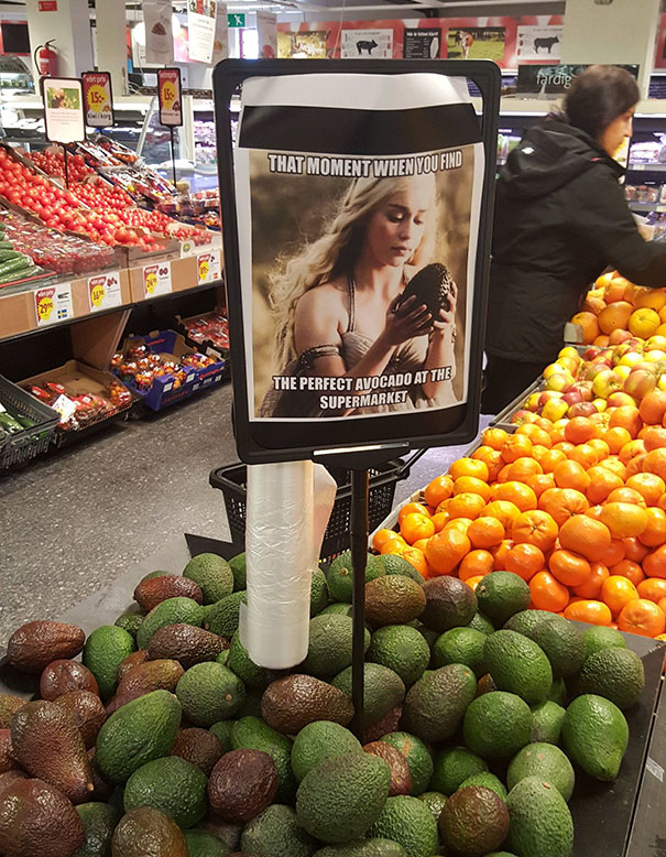 Креативная реклама в супермаркетах