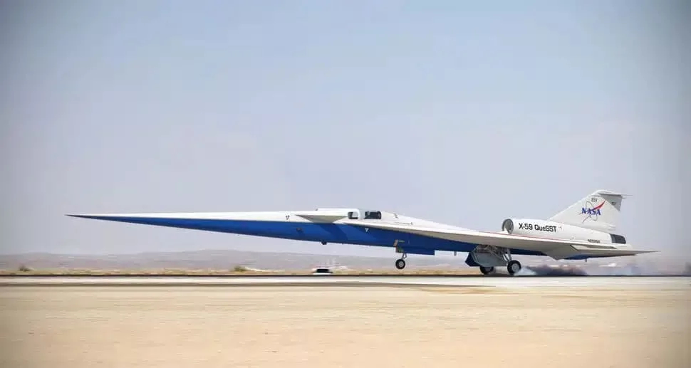 НАСА готовится представить новый “бесшумный” сверхзвуковой самолет X-59