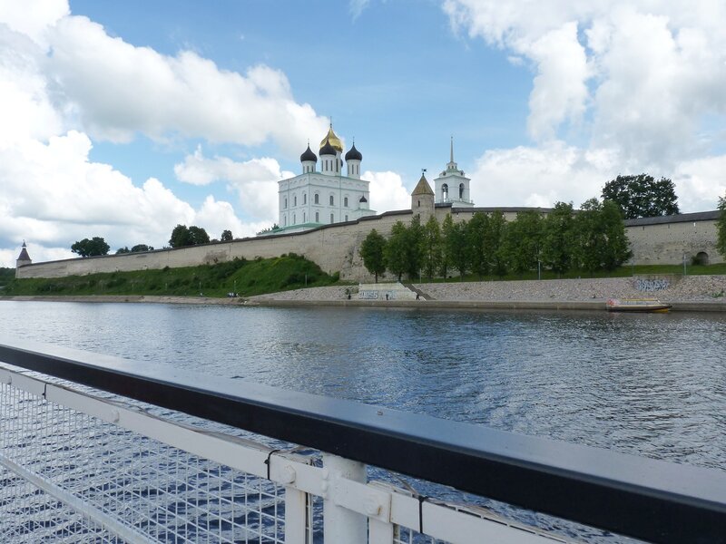 Псков. Прогулка по реке Великой на теплоходе