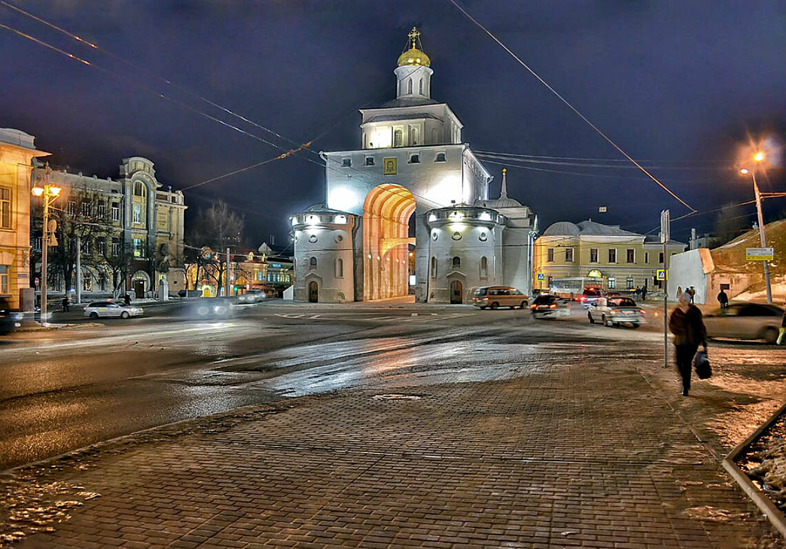 Золотые ворота в центре Владимира