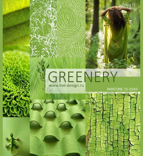 greenery pantone color trend for spring 2017