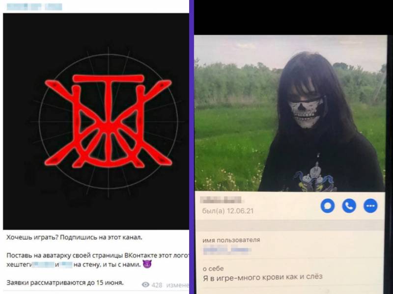 Серия суицидов в Липецкой области: «Синий кит» вернулся россия