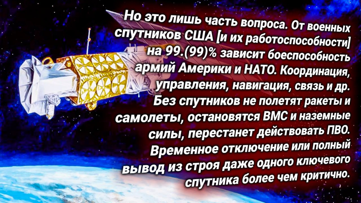 Военный спутник США. Источник изображения: https://t.me/russkiy_opolchenec