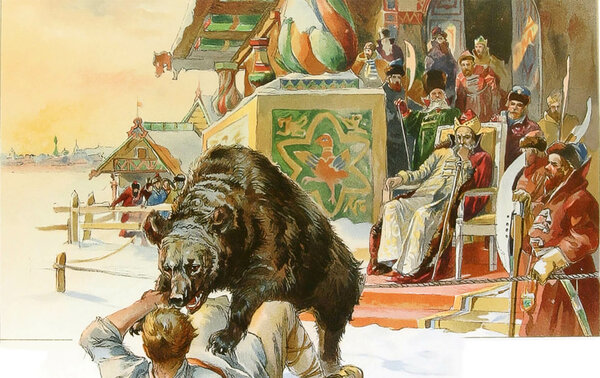 Николай Самокиш. «Потеха при царе Иоанне Васильевиче Грозном» (1896)