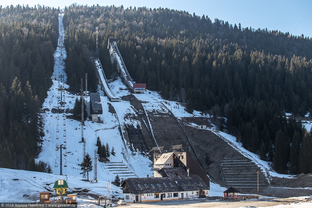 Фотоистория о заброшенном трамплине Олимпиады Фотоистория о заброшенном трамплине Олимпиады