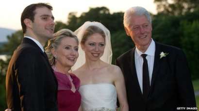 Июль 2010, Клинтон на свадьбе дочери