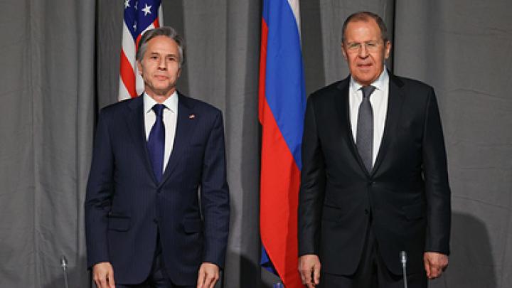 Лавров и Блинкен обсудили итоги переговоров с НАТО и ситуацию на Украине