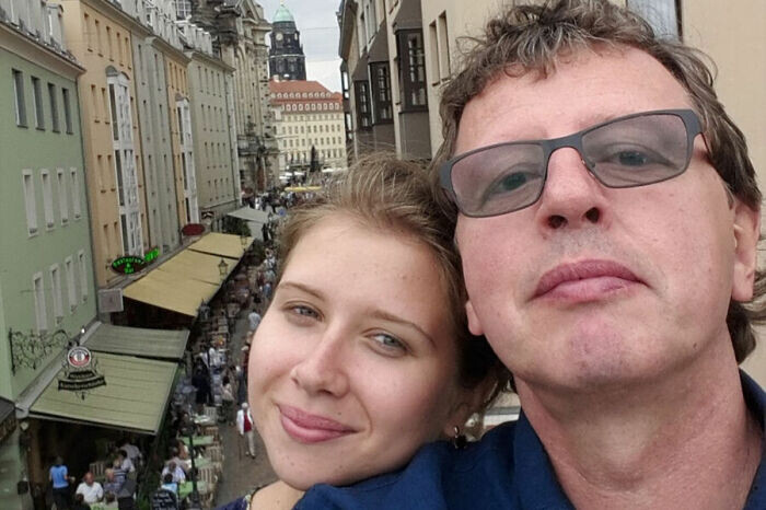 Михаил Ширвиндт с третьей супругой Анастасией. 