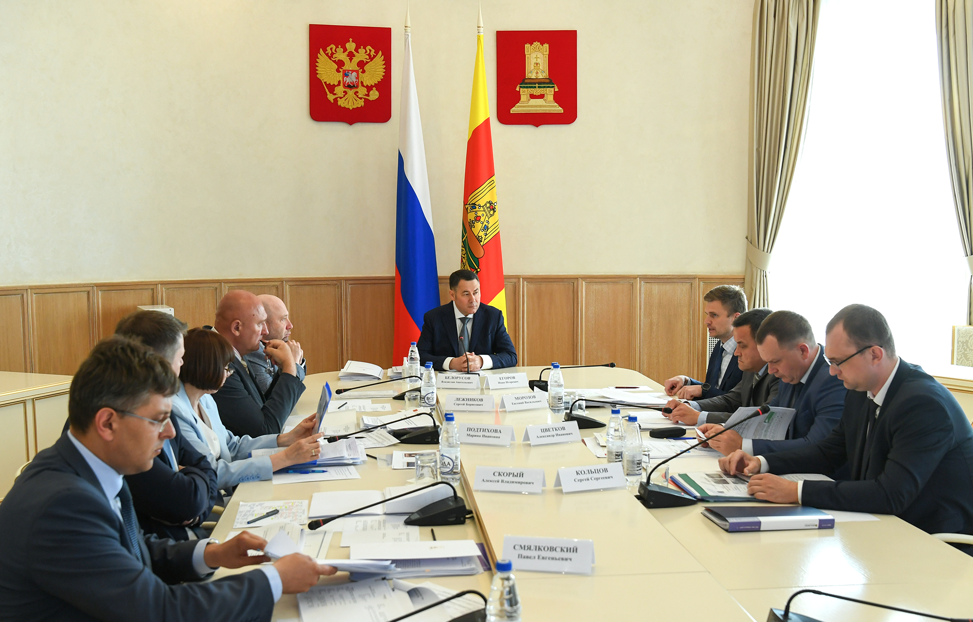 Губернатор Игорь Руденя провёл совещание по вопросам деятельности Правительства Тверской области