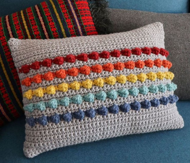 Как сделать диванную подушку с радугой своими руками — 5 мастер-классов