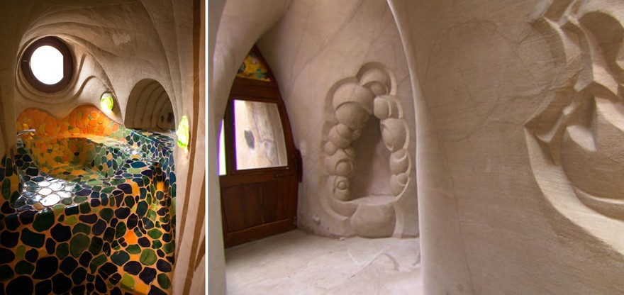 Можно лишиться дара речи, увидев, что в одиночку сделал этот старик интерьер и дизайн,искусство,пещеры