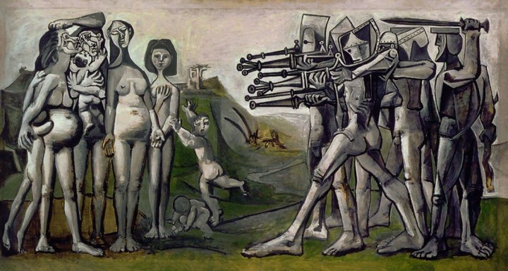 Пабло Пикассо - «Резня в Корее», 1951 г.