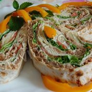 Закуска из лаваша с мясным фаршем