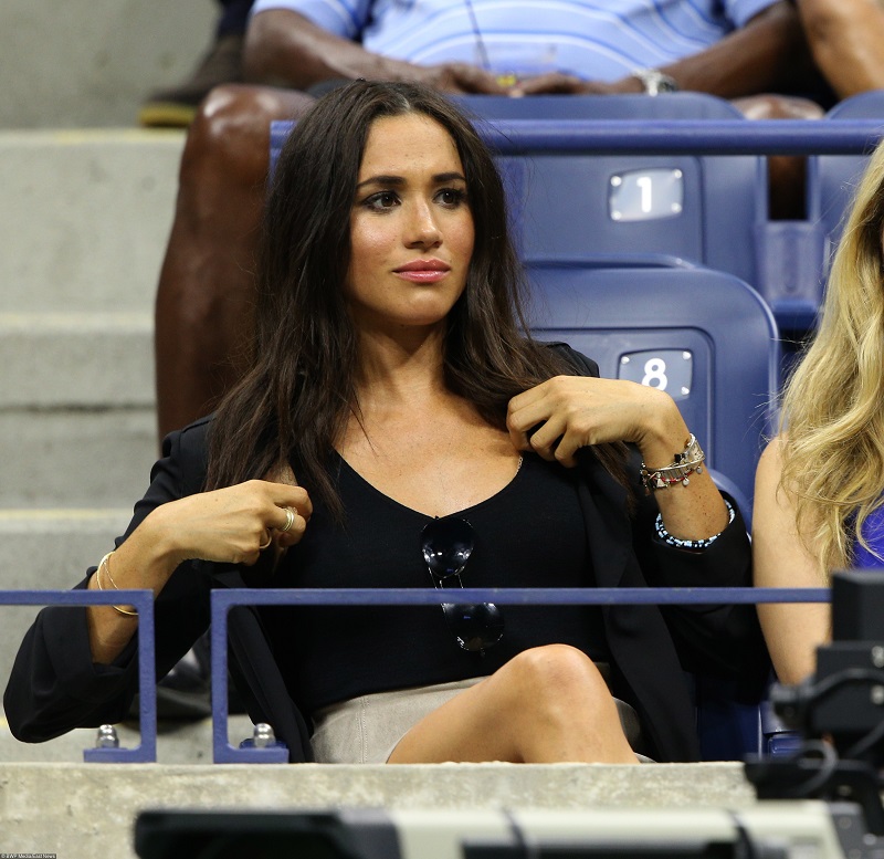 156795, Meghan Markle spectates from the stands on day ten of the US Open Tennis Championships. Queens, New York - Wednesday September 7, 2016. Photograph: ?? Ron Angle, PacificCoastNews. Los Angeles Office (PCN): +1 310.822.0419 UK Office (Photoshot): +44 (0) 20 7421 6000 sales@pacificcoastnews.com FEE MUST BE AGREED PRIOR TO USAGE