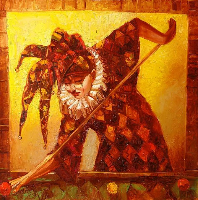 Буйство красок на картинах Байрама Саламова