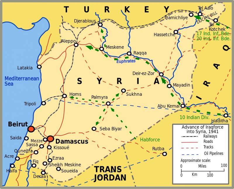 Операция «Экспортёр». Как британцы захватили Сирию история