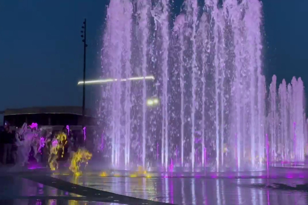 В Благовещенске открыли самый крупный комплекс фонтанов в Евразии