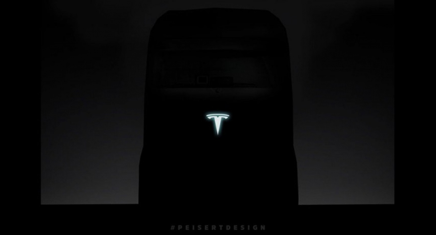 Шпионы сфотографировали салон серийного пикапа Tesla Cybertruck Автомобили