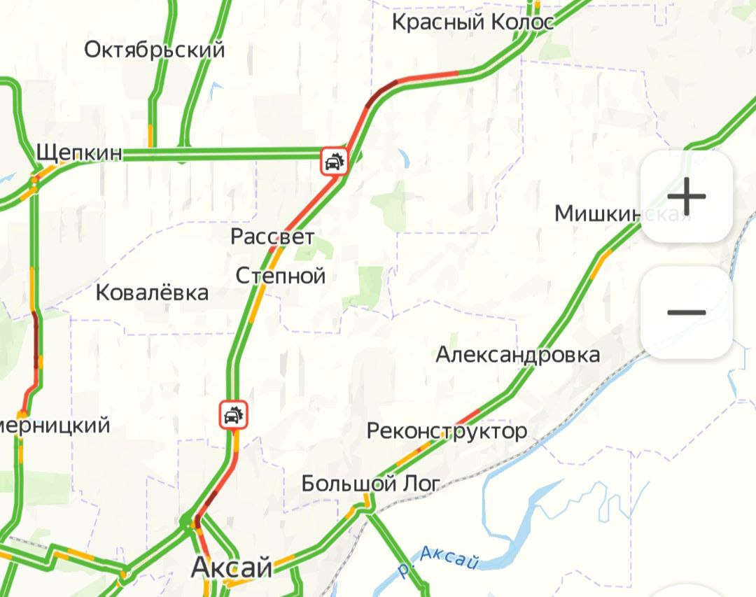 Ростов на дону карта с пробками