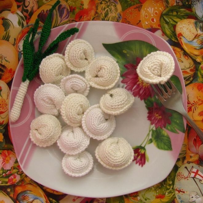 Надоело лепить пельмени - свяжите их, или купите уже вязанные. бесполезные, смешно, странное, товары, юмор