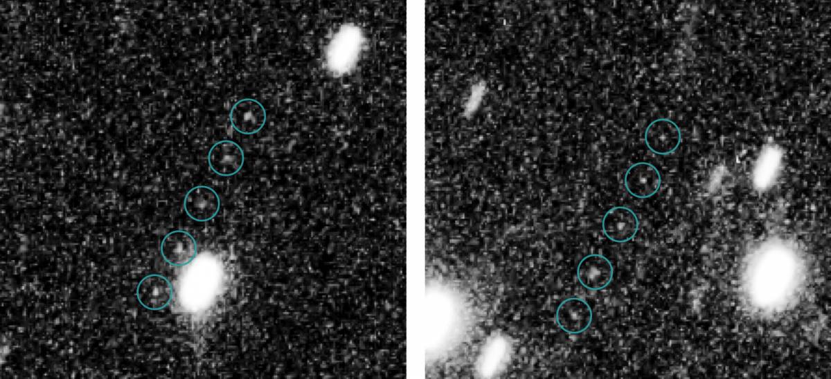 На снимке космического телескопа Хаббл видны объекты пояса Койпера / ©NASA
