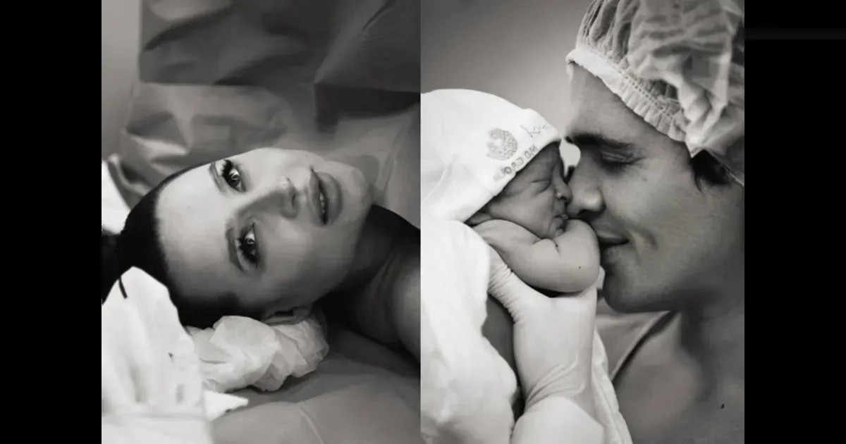 Бойфренд Лерчек показал первые фото с их новорождённым сыном