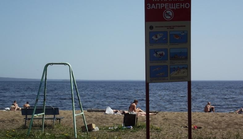 Петрозаводск купаться запрещено, пляжи россии, природа, россия, фото