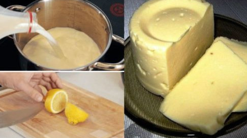 Домашний вкусный сыр за 3 часа. Пошаговый рецепт...