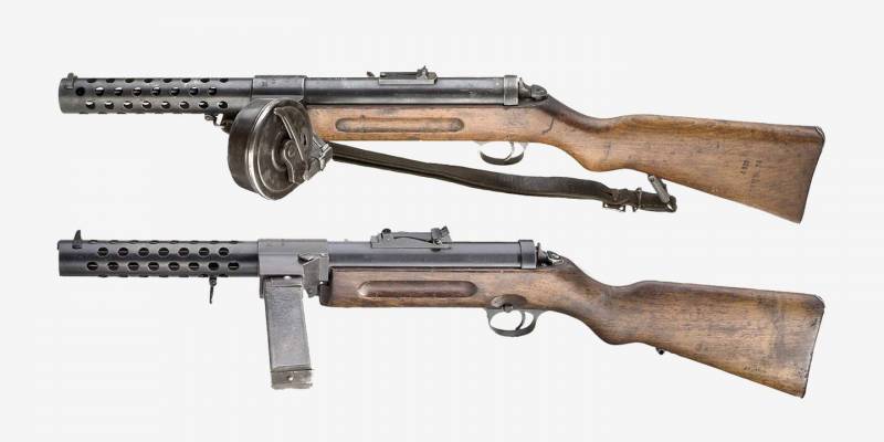 Использование немецких трофейных пистолетов-пулемётов в СССР оружие