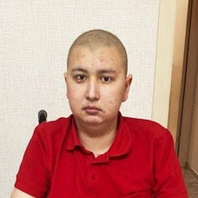 Олжас Кудобаев, 16 лет, инфаркт мозга – последствия удаления злокачественной опухоли, требуется реабилитация, 244 825 ₽