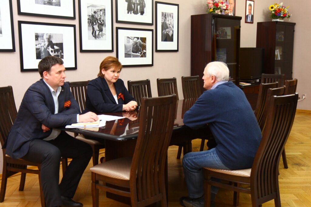 Мэр Сорокина встретилась с Почётным гражданином Рязанской области Анатолием Говоровым