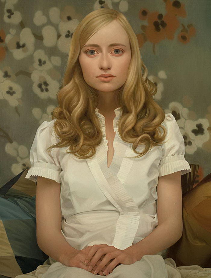 Для своих работ художник выбирает нестандартных красавиц 
