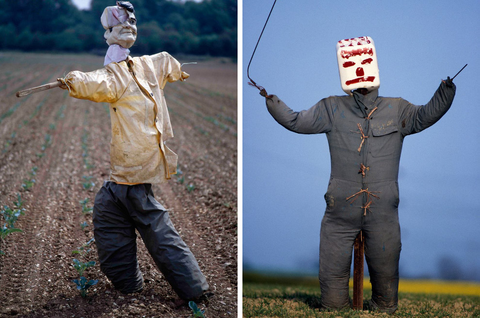 Пугала: страшные фотографии из сельской местности Англии Европа,Путешествия,фото