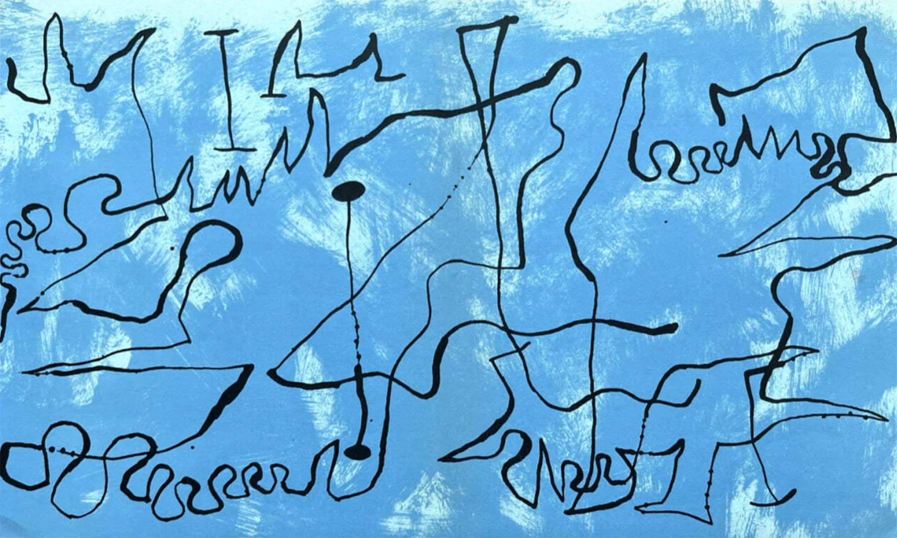 Хуан Миро, «Синий лабиринт»