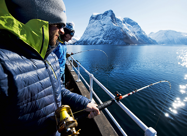 В Норвегии всегда есть чем   заняться (на фото внизу): это и рыбалка, и хайкинг, и гребля на каяках, и рафтинг,   и каньонинг, и альпинизм 
