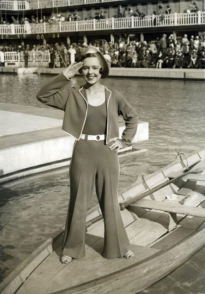 Пляжный стиль одежды в 1930-х годах