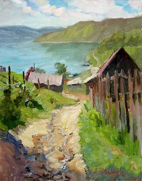 «Улочка в п. Байкал», 2012