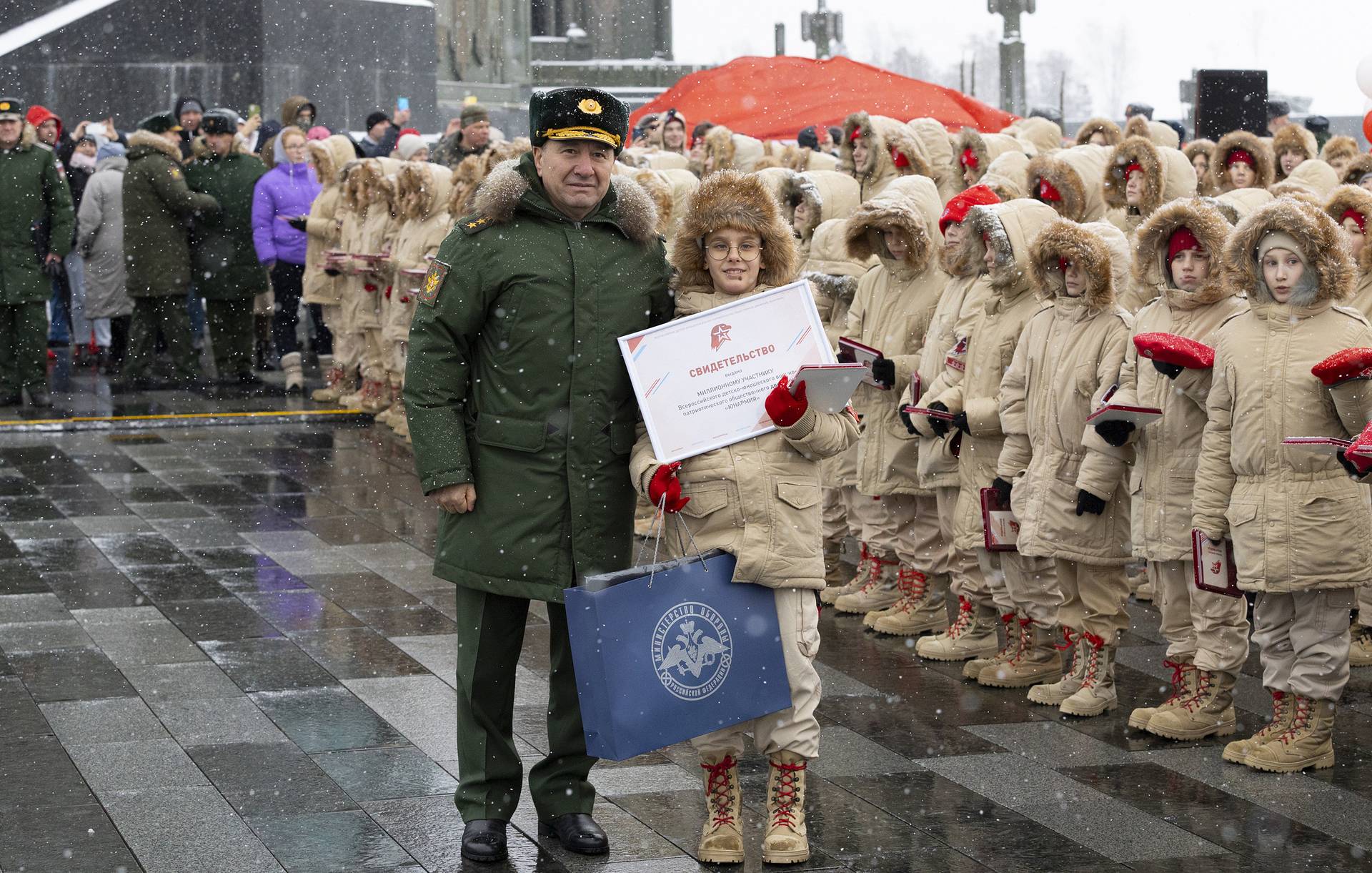 Численность участников военно-патриотического движения Юнармия достигла 1 млн