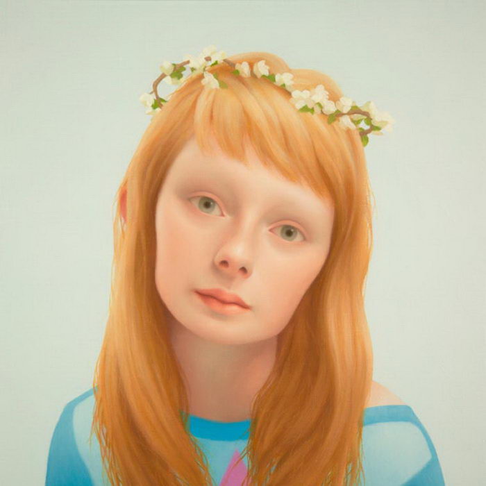 Для своих работ художник выбирает нестандартных красавиц 