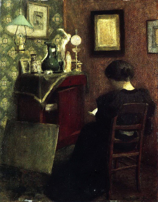 Читающая женщина 1894 (547x700, 177Kb)