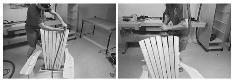 Как сделать дизайнерское деревянное кресло для дачи своими руками Как сделать дизайнерское деревянное кресло для дачи своими руками кресло Адирондак