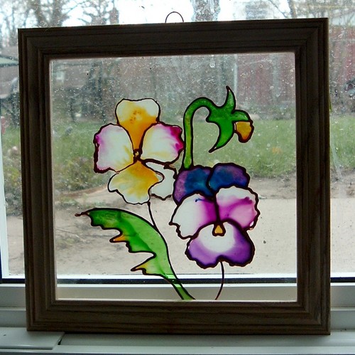 Как самому сделать рисованный витраж витраж