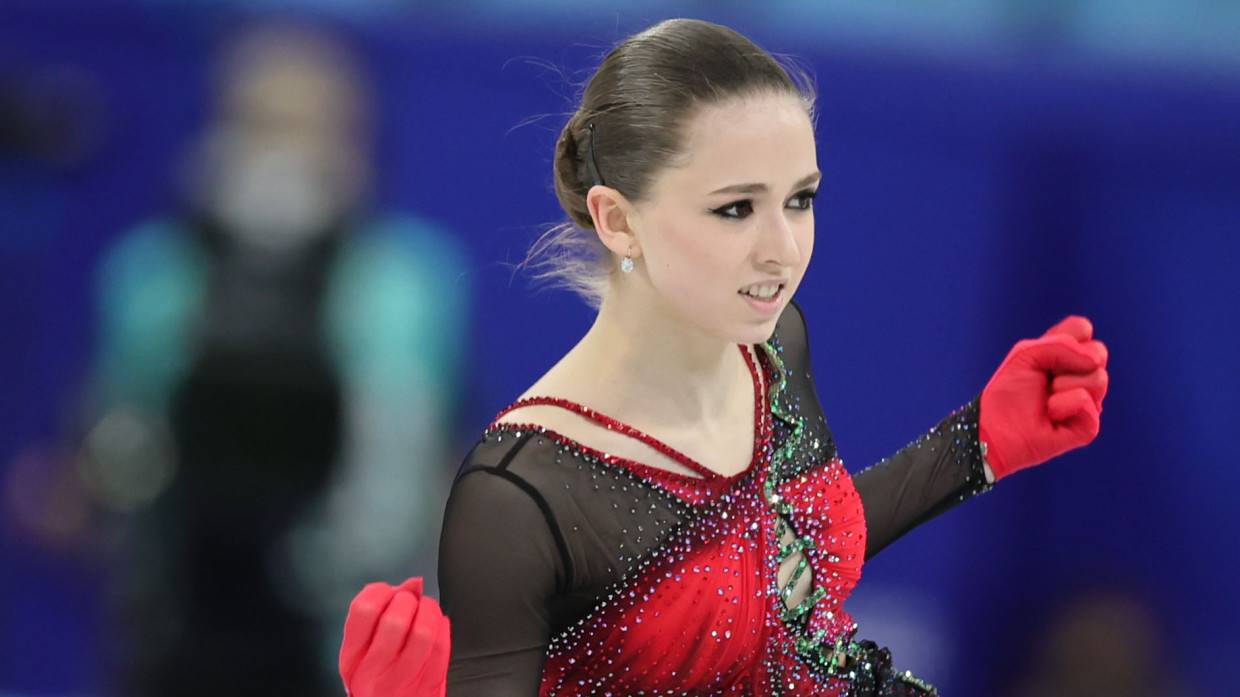 Валиева, Щербакова и Трусова вышли на утреннюю тренировку в Пекине