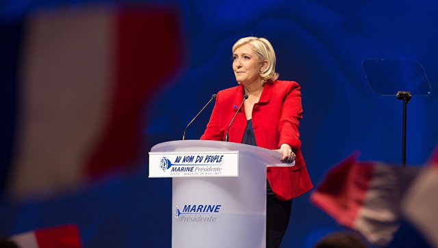 Лидер политической партии Франции Национальный фронт Марин Ле Пен. Архивное фото