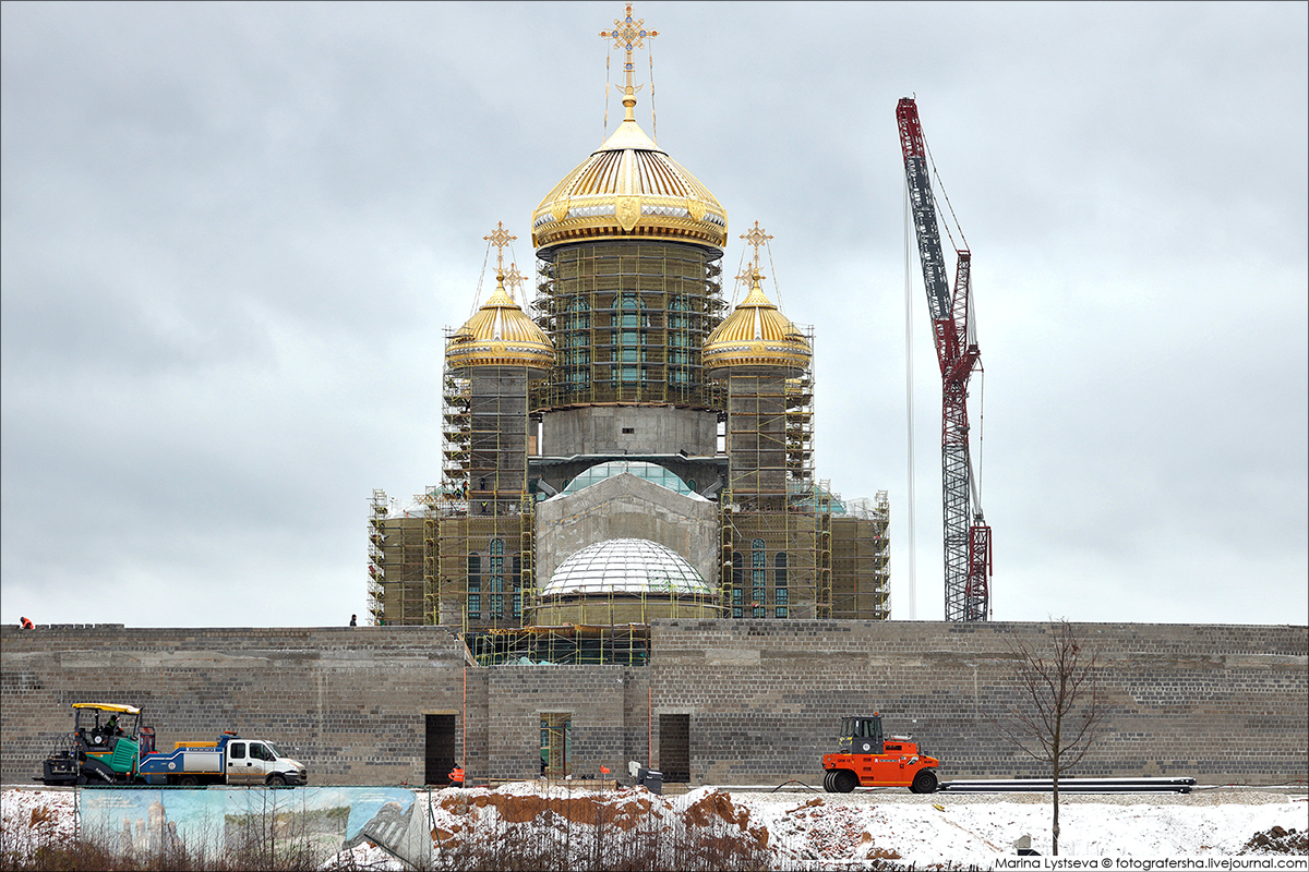 Новый военный храм в москве фото