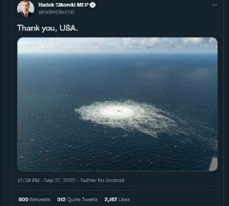 Что стоит за взрывами на самых протяжённых в мире морских трубопроводах Что стоит за взрывами на самых протяжённых в мире морских трубопроводах геополитика