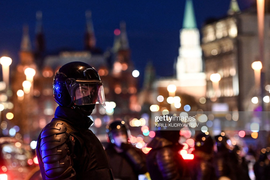 Russian police officer