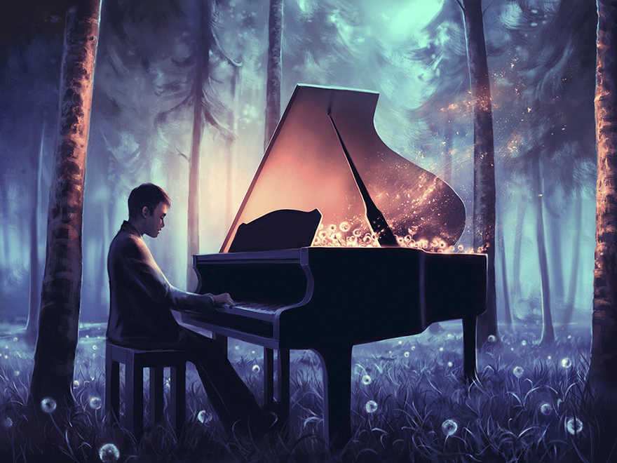 сюрреалистичные фэнтези иллюстрации французского художника